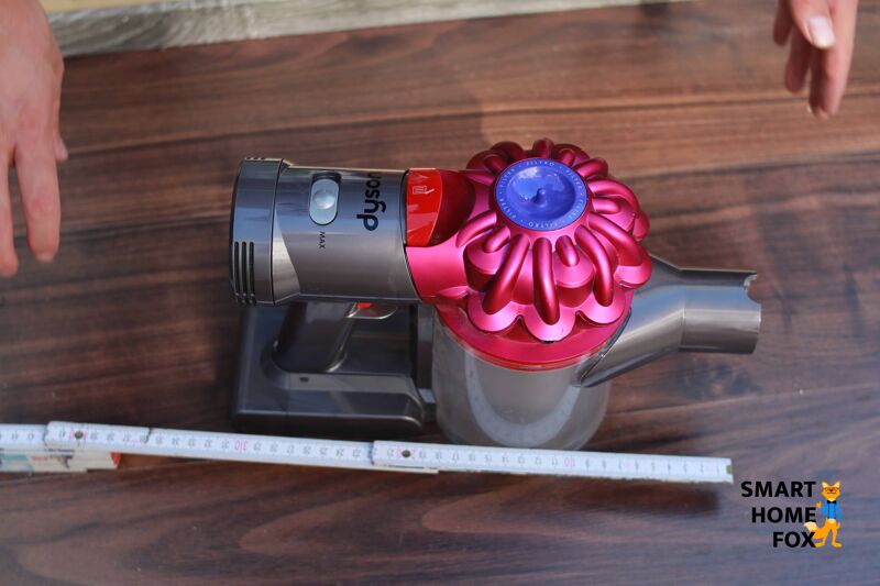 Size of Dyson V7’s Power Unit